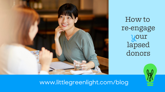 plan to re-engage lapsed donors