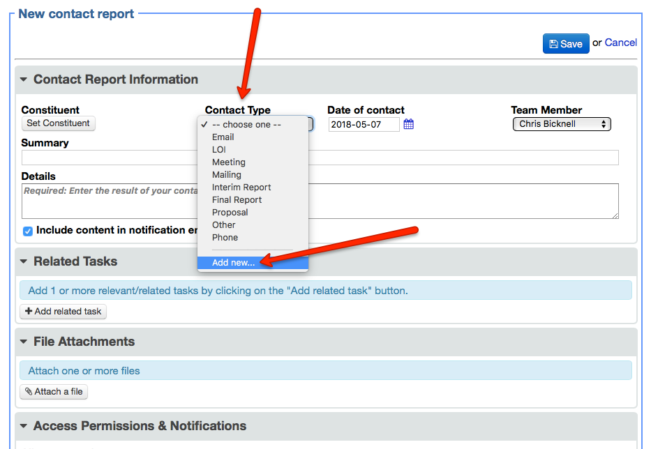Add new task types in LGL