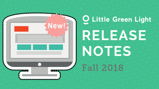 Fall updates to Little Green Light