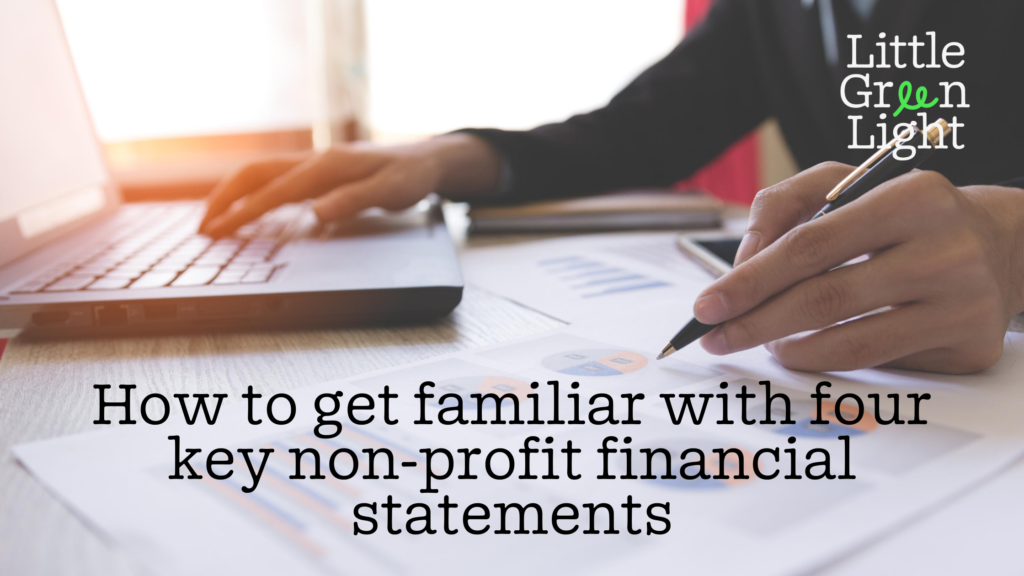4 key nonprofit financial statements