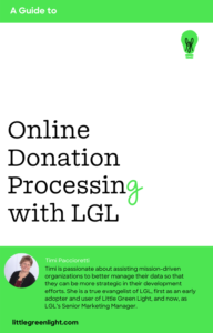Online donation processing ebook cover