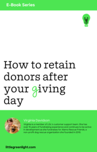 How to retain donors after a giving day