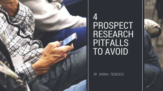 Prospect research pitfalls