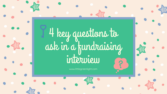 key fundraising interview questions