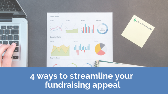 suggestions to streamline your fundraising appeal