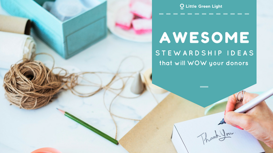 Stewardship ideas for donors