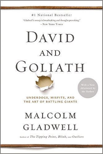 Summer read #3:Malcolm Gladwell's David and Goliath