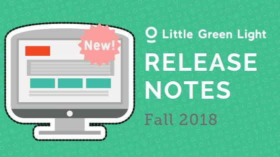 Fall 2018 Release Notes