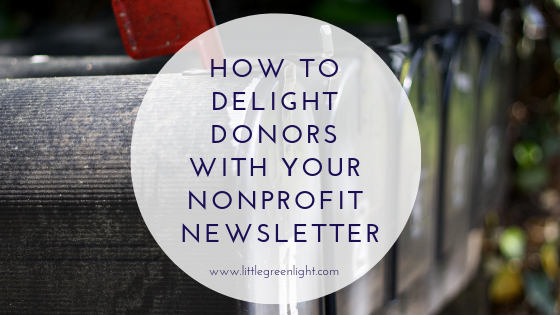 nonprofit newsletter tips