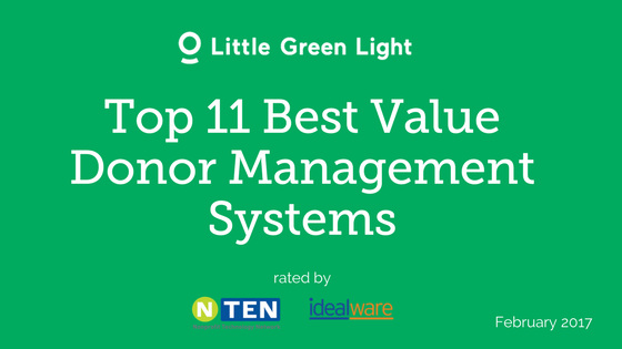 Idealware rated LGL in Top 11 donor management systems