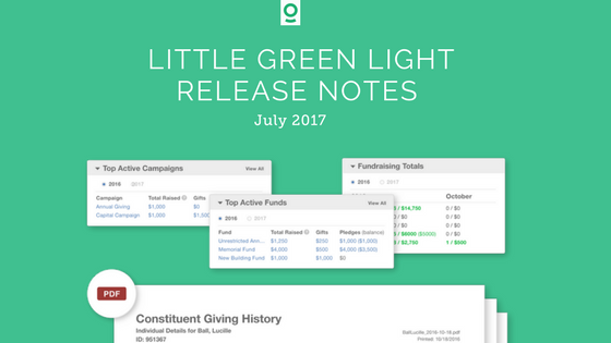 New LGL Features July 2017