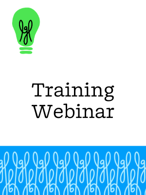 LGL Training webinars