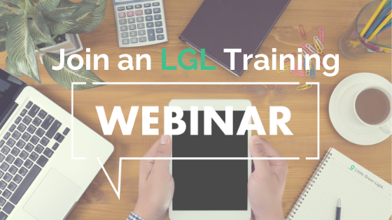 Upcoming LGL Training webinars