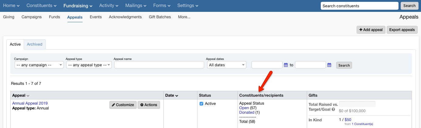 constituent count visible in appeal dashboard