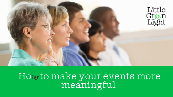 meaningful nonprofit events