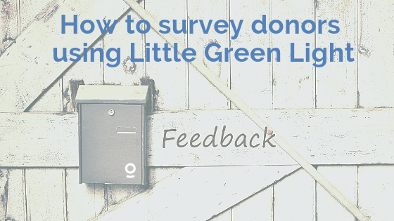 Survey your donors using Little Green Light