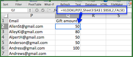 using vlookup in excel