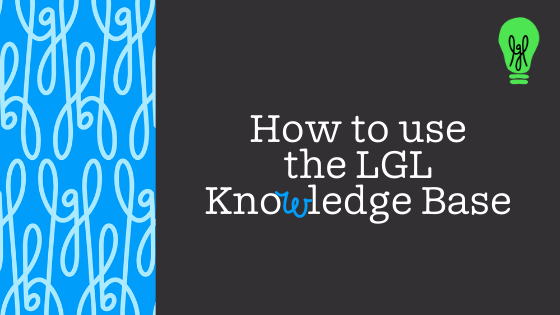 Using the LGL Knowledge Base