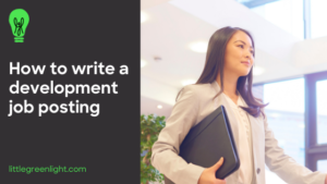 how to write a development job posting