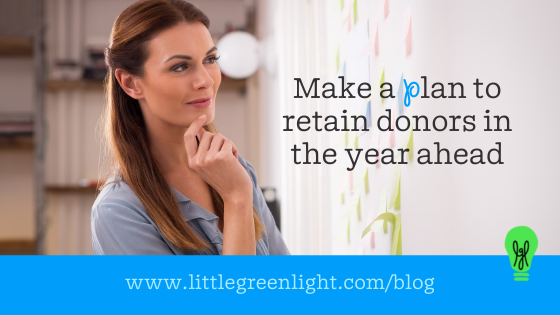 how to make a plan to retain donors