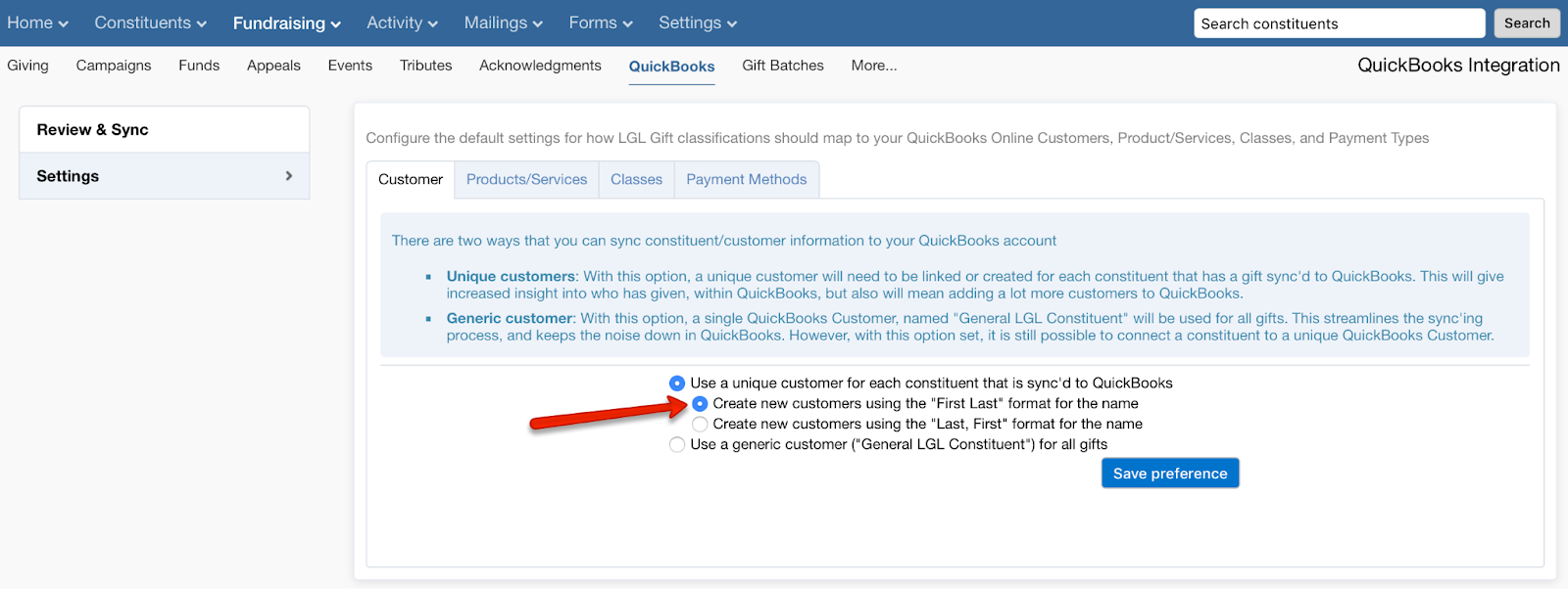 LGL QBO updates