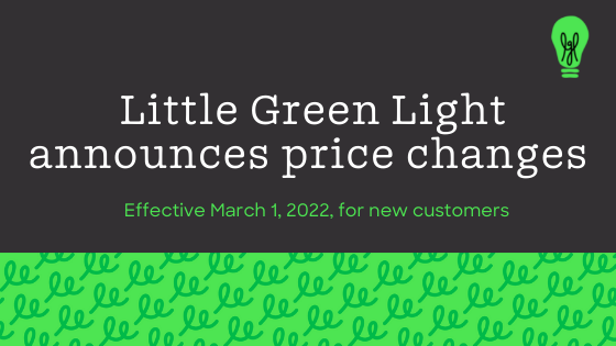 LGL Price Change effective March 1, 2022