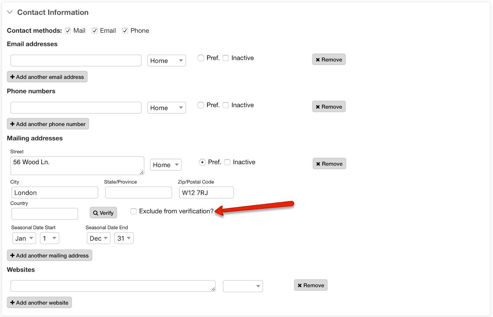 exclude non-US addresses from verification