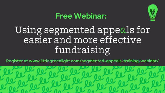 Using segmented appeals webinar