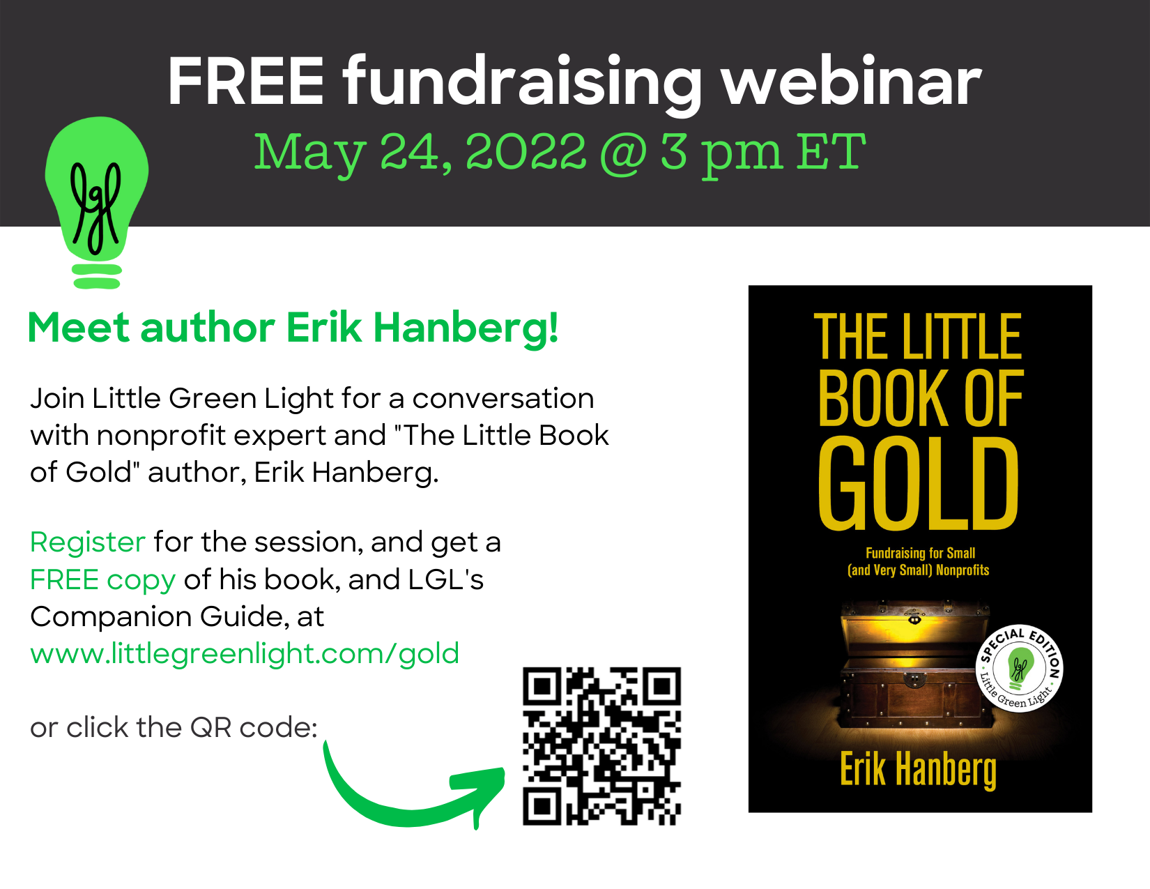 Free webinar with Erik Hanberg