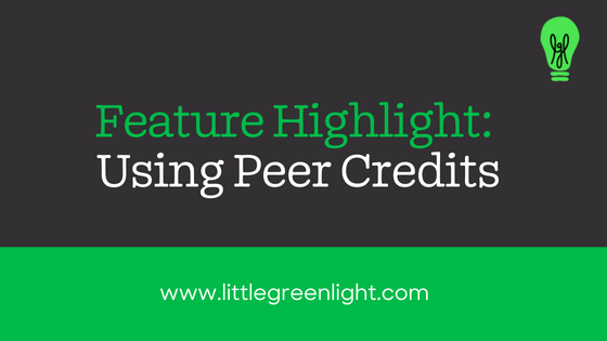 Using peer credits in LGL