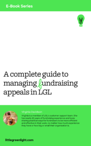 "A complete guide to managing fundraising appeals in LGL" ebook