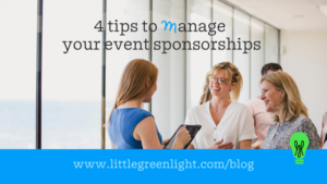manage event sponsors