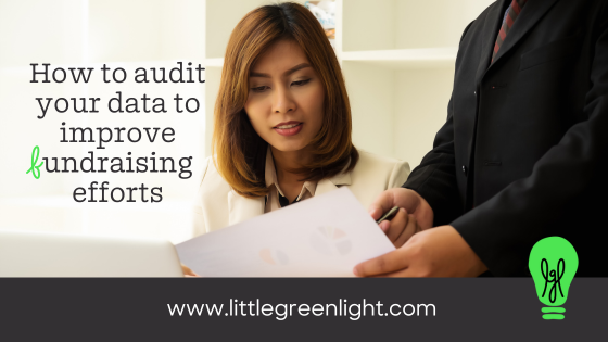 how to audit your fundraising data