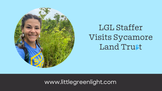 LGL Staffer visits Sycamore Land Trust