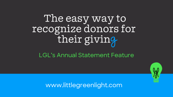 LGL Annual Statements feature