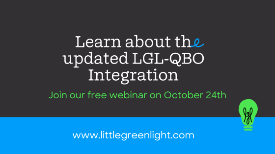 about LGL-QuickBooks integration upgrades