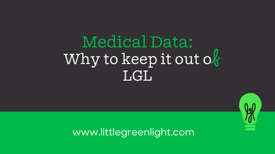 why keep medical data out of your donor database