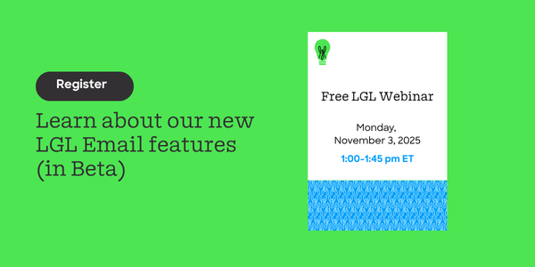 LGL email webinar