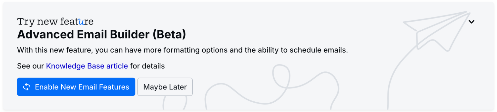 new email editor