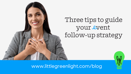 event follow-up strategy